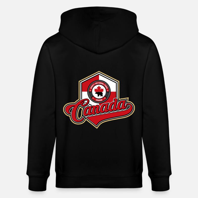 Canada - Stanley/Stella Unisex Bio-Kapuzenjacke CULTIVATOR  - Schwarz