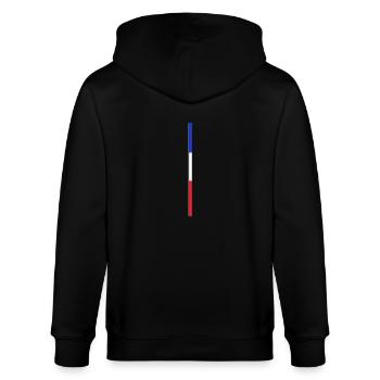 Bleu Blanc Rouge - Veste à capuche bio CULTIVATOR Stanley/Stella Unisexe - noir - Dos - Anna (173cm)