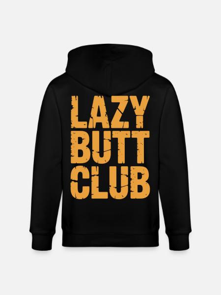 Lazybuttclub Gym Fitness Workout - Stanley/Stella CULTIVATOR  Unisex Organic Hooded Jacket - black