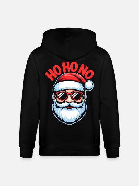 Ho Ho No Design - Stanley/Stella Unisex Bio-Kapuzenjacke CULTIVATOR - Schwarz