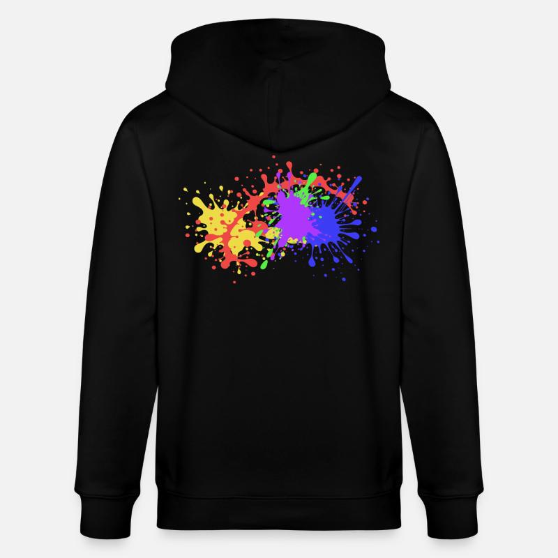 Spritzer Geschenk auffallend - Stanley/Stella Unisex Bio-Kapuzenjacke CULTIVATOR  - Schwarz