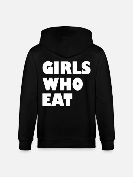 Les filles qui mangent - Veste à capuche bio CULTIVATOR Stanley/Stella Unisexe - noir