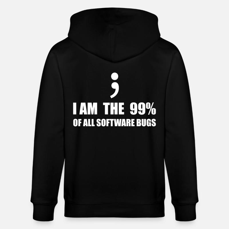 Computer Scientist Programmer - Stanley/Stella CULTIVATOR  Unisex Organic Hooded Jacket - black