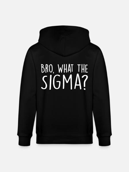 Bro, what the sigma? - Stanley/Stella CULTIVATOR  Unisex Organic Hooded Jacket - black