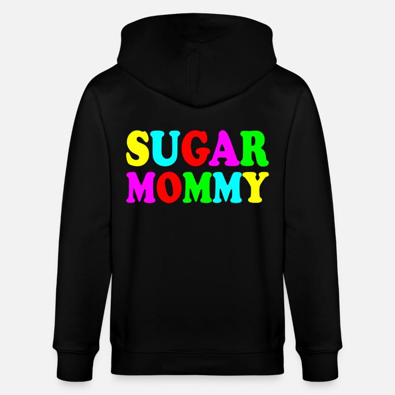 Sugar mommy - Stanley/Stella Unisex Bio-Kapuzenjacke CULTIVATOR  - Schwarz