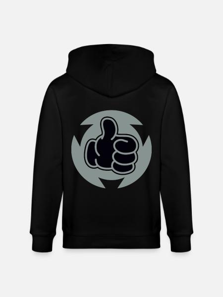 Feu vert - Veste à capuche bio CULTIVATOR Stanley/Stella Unisexe - noir