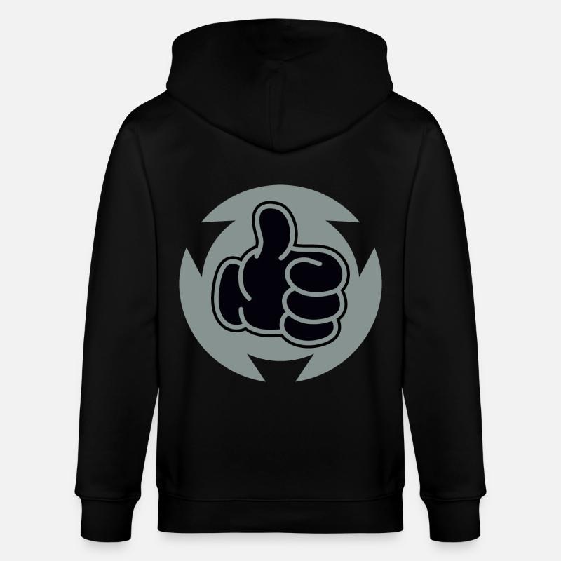 Feu vert - Veste à capuche bio CULTIVATOR Stanley/Stella Unisexe - noir