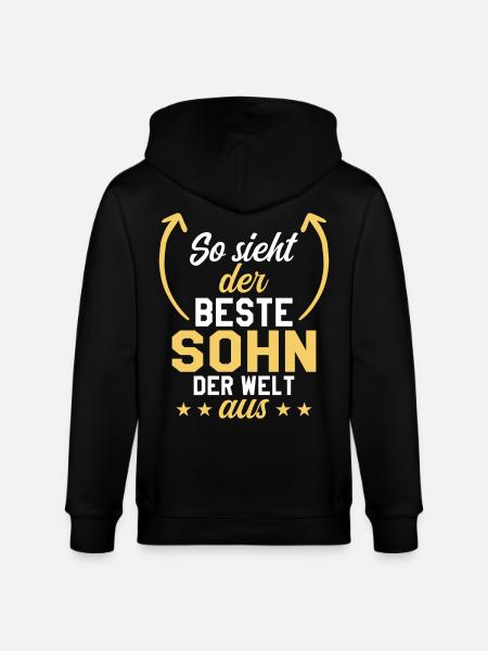 Bester Sohn - Stanley/Stella Unisex Bio-Kapuzenjacke CULTIVATOR - Schwarz