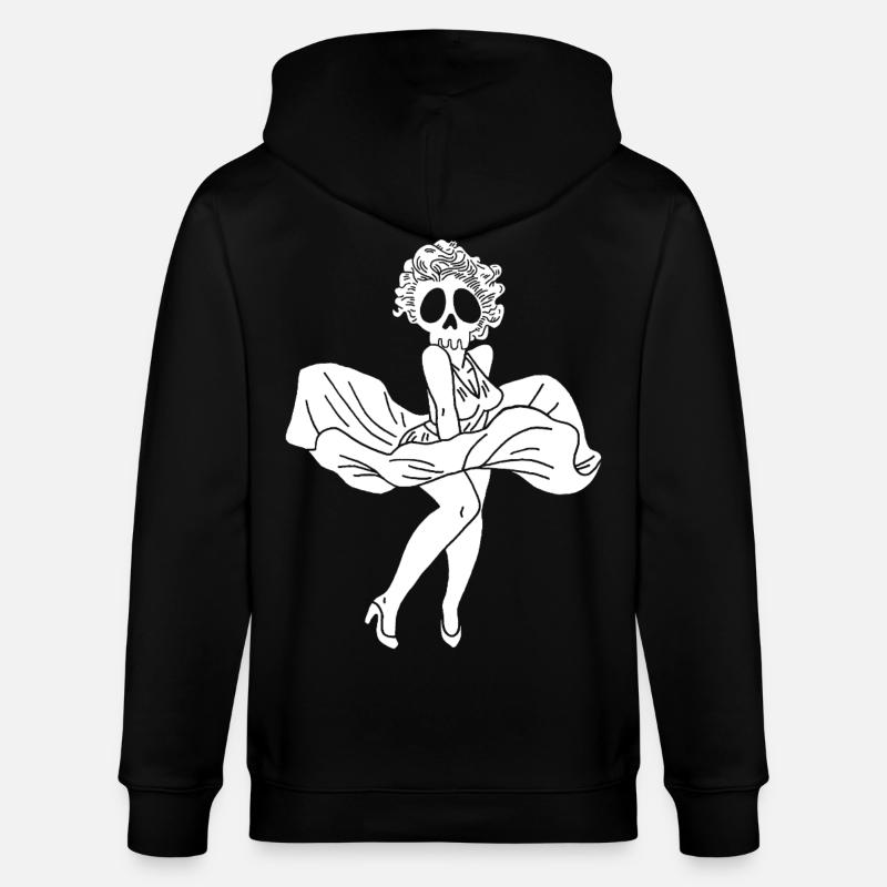 Fantôme de Marylin Monroe - Veste à capuche bio CULTIVATOR Stanley/Stella Unisexe - noir