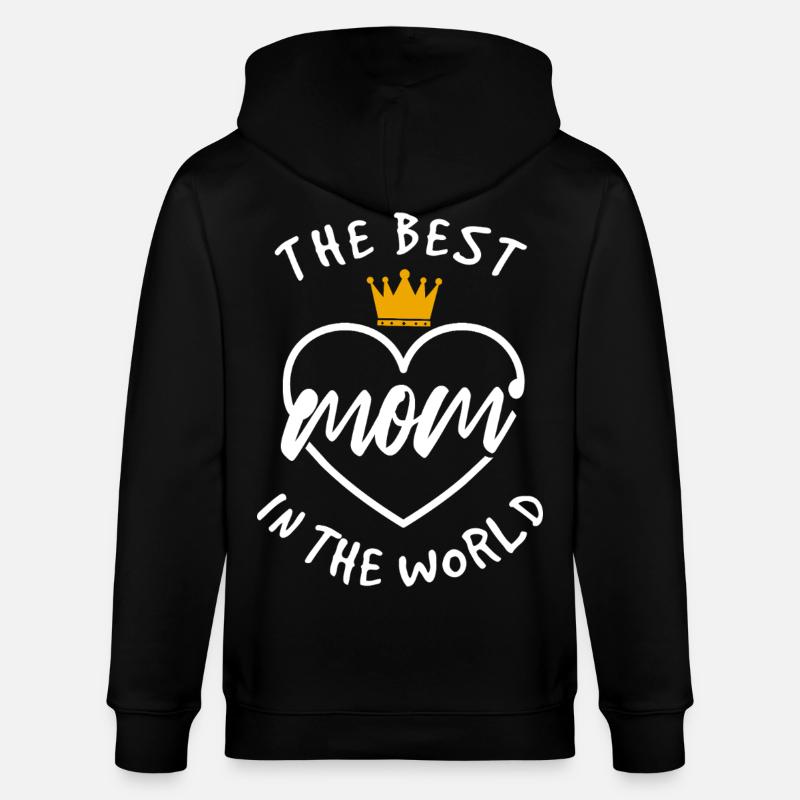 Die beste Mutter der Welt - Stanley/Stella Unisex Bio-Kapuzenjacke CULTIVATOR - Schwarz