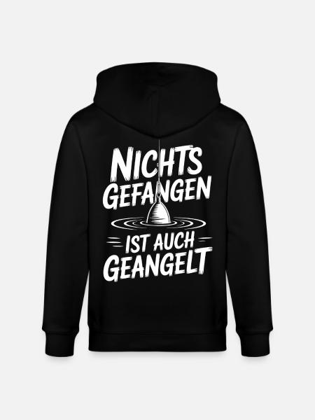Angeln Humor Shirt - Stanley/Stella Unisex Bio-Kapuzenjacke CULTIVATOR  - Schwarz