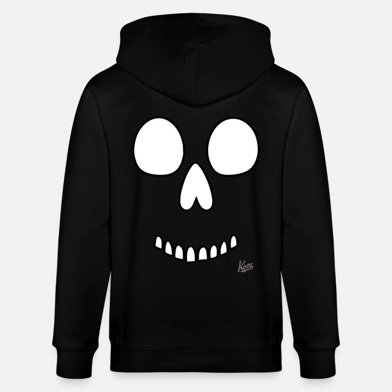 Sourire crâne - Veste à capuche bio CULTIVATOR Stanley/Stella Unisexe - noir