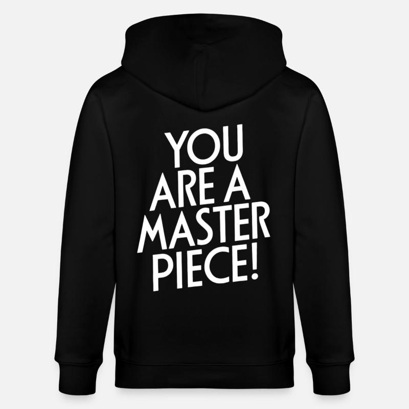 Vous êtes un chef-d’œuvre Motivation - Veste à capuche bio CULTIVATOR Stanley/Stella Unisexe - noir