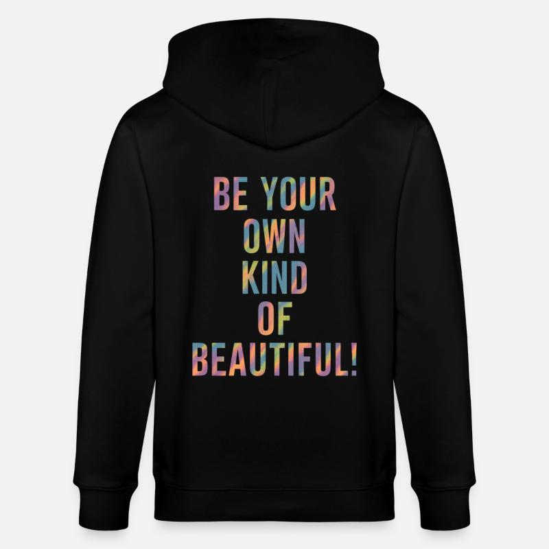 Sei Dein Eigenes Schönheitsideal - Stanley/Stella Unisex Bio-Kapuzenjacke CULTIVATOR  - Schwarz