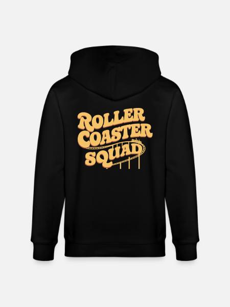 Roller Coaster Squad Achterbahn Fans - Veste à capuche bio CULTIVATOR Stanley/Stella Unisexe - noir