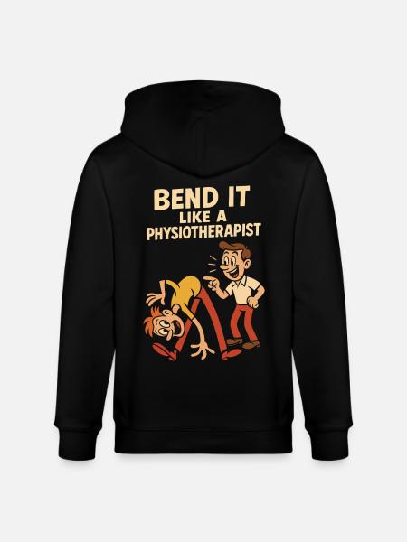 Bending like a physiotherapist - Stanley/Stella CULTIVATOR  Unisex Organic Hooded Jacket - black