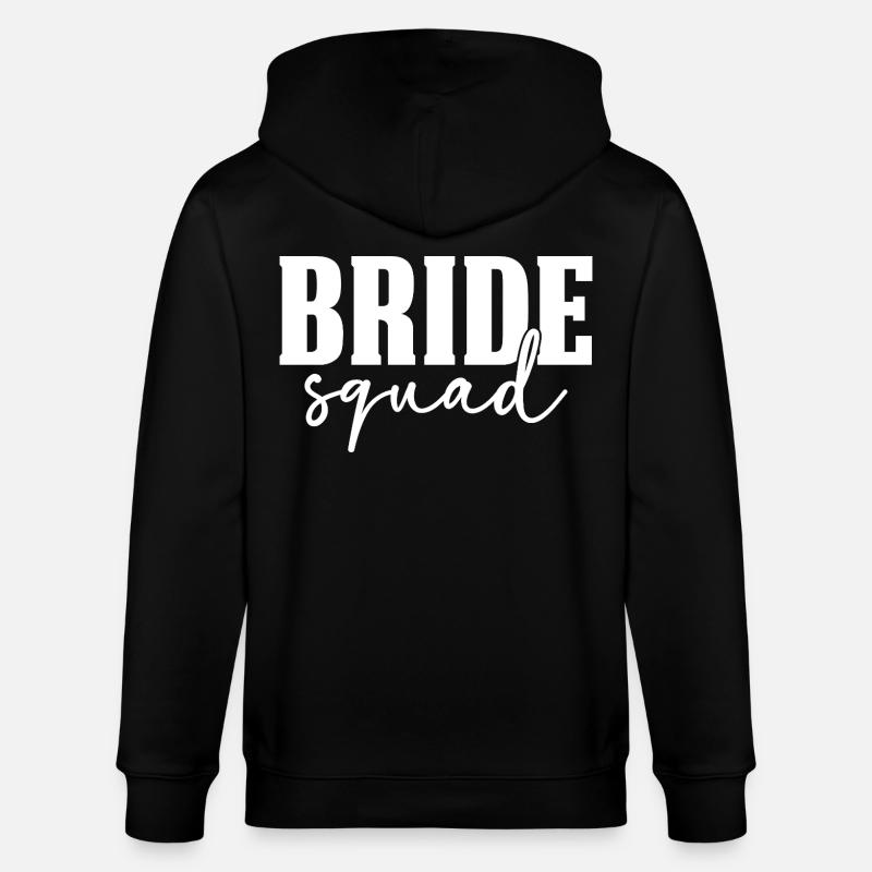 Bride Squad - Stanley/Stella Unisex Bio-Kapuzenjacke CULTIVATOR  - Schwarz