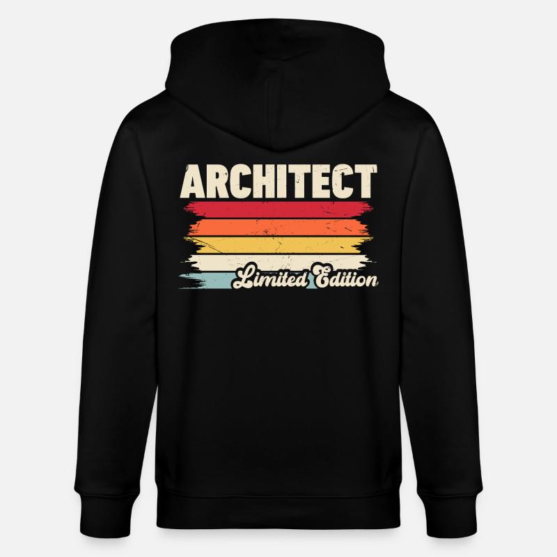 Architecte - Veste à capuche bio CULTIVATOR Stanley/Stella Unisexe - noir