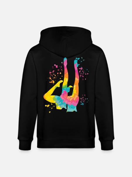 Artistic Swim Team Synchronized Swimming - Stanley/Stella CULTIVATOR  Unisex Organic Hooded Jacket - black