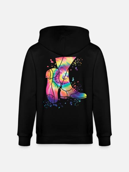Stepptänzer Stepptanzen Kinder Stepptanz - Stanley/Stella Unisex Bio-Kapuzenjacke CULTIVATOR  - Schwarz