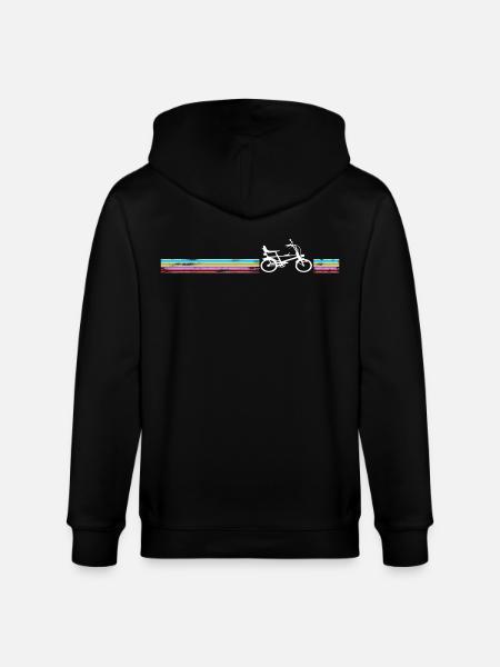 Bonanzarad Fahrad Retro - Stanley/Stella CULTIVATOR  Unisex Organic Hooded Jacket - black