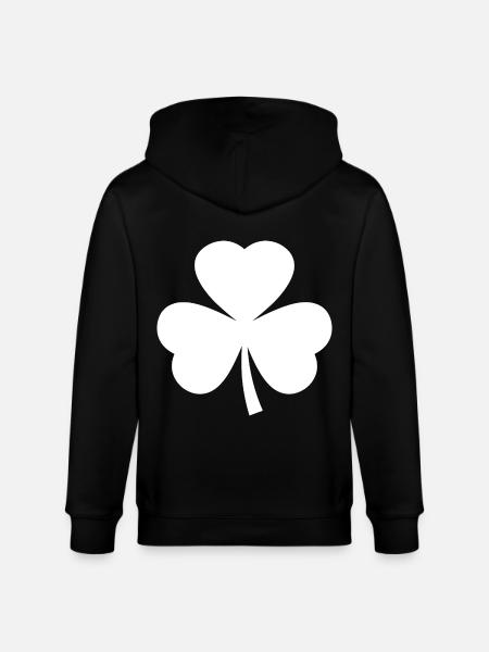 cloverleaf - Stanley/Stella CULTIVATOR Unisex Organic Hooded Jacket - black