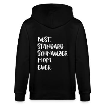 Standard Schnauzer - Veste à capuche bio CULTIVATOR Stanley/Stella Unisexe - noir - Dos - Anna (173cm)