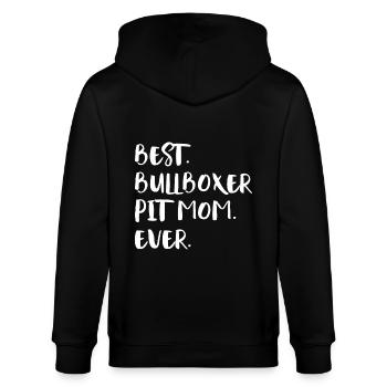 Bullboxer Pit - Stanley/Stella CULTIVATOR  Unisex Organic Hooded Jacket - black - Back - Anna (173cm)
