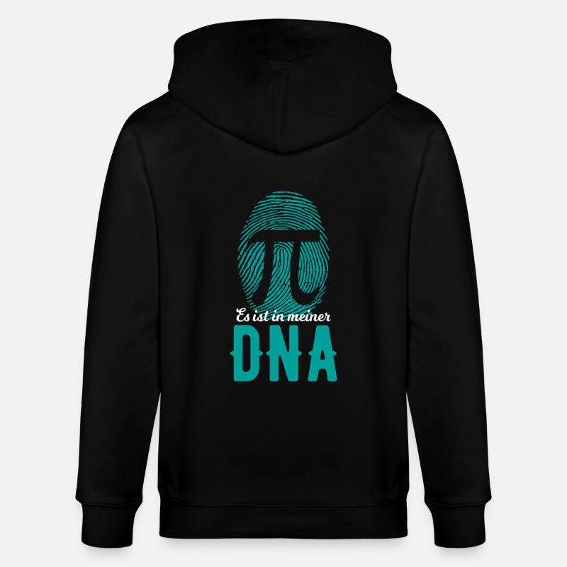 Math DNA Math Teacher Math Teacher Mathematician - Stanley/Stella CULTIVATOR  Unisex Organic Hooded Jacket - black