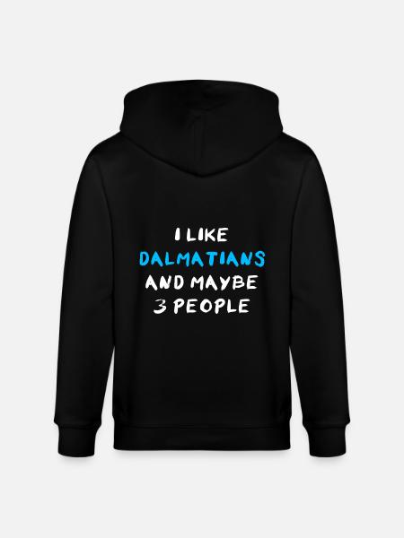 Dalmatian Dalmatiner - Stanley/Stella Unisex Bio-Kapuzenjacke CULTIVATOR - Schwarz