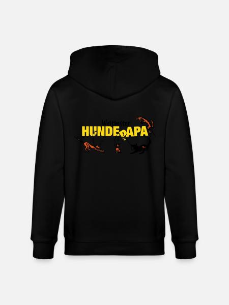 hundepapa - Stanley/Stella Unisex Bio-Kapuzenjacke CULTIVATOR  - Schwarz