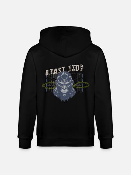 Training and Motivation - Design - Stanley/Stella CULTIVATOR Unisex Organic Hooded Jacket - black