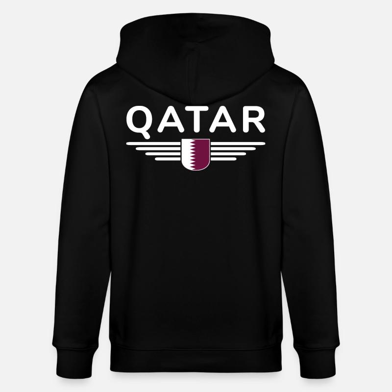 Qatar Design – Exclusif et moderne - Veste à capuche bio CULTIVATOR Stanley/Stella Unisexe - noir