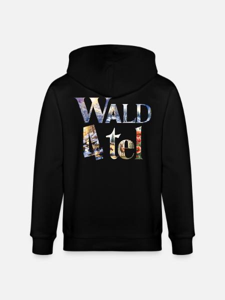 Waldviertel - Wald4tel - Stanley/Stella Unisex Bio-Kapuzenjacke CULTIVATOR  - Schwarz