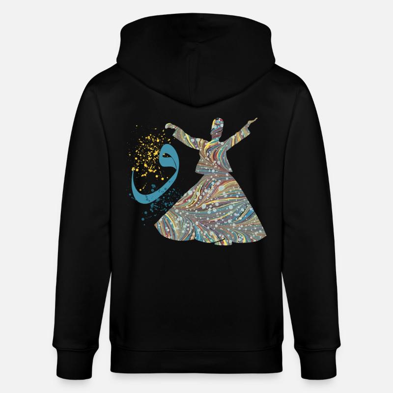 derwisch e 201 - Veste à capuche bio CULTIVATOR Stanley/Stella Unisexe - noir