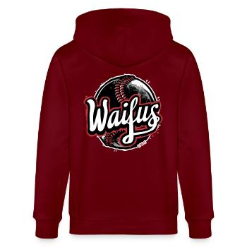 Équipe féminine de baseball de Waifus - Veste à capuche bio CULTIVATOR Stanley/Stella Unisexe - bordeaux - Dos - Anna (173cm)