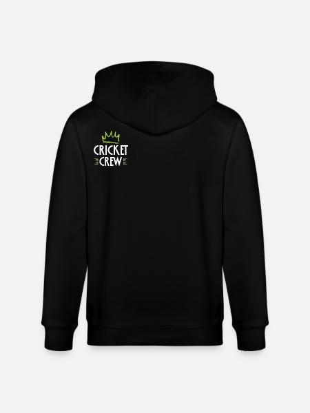 Cricket Crew - Stanley/Stella Unisex Bio-Kapuzenjacke CULTIVATOR  - Schwarz