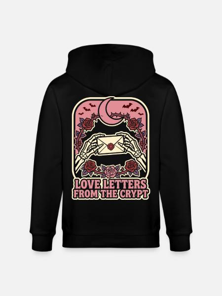 Lettres d’amour de la crypte - Veste à capuche bio CULTIVATOR Stanley/Stella Unisexe - noir