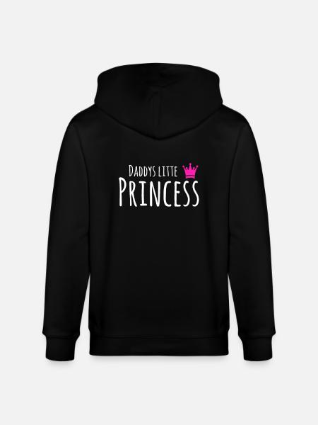 Daddy's little princess gift idea - Stanley/Stella CULTIVATOR Unisex Organic Hooded Jacket - black