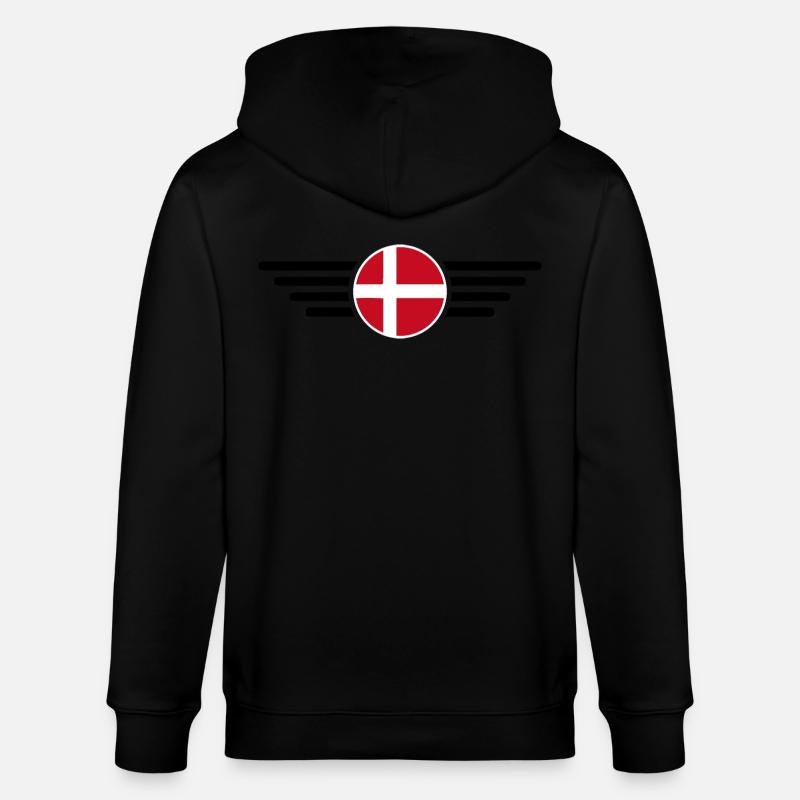 Danemark T-shirt Hygge - Veste à capuche bio CULTIVATOR Stanley/Stella Unisexe - noir