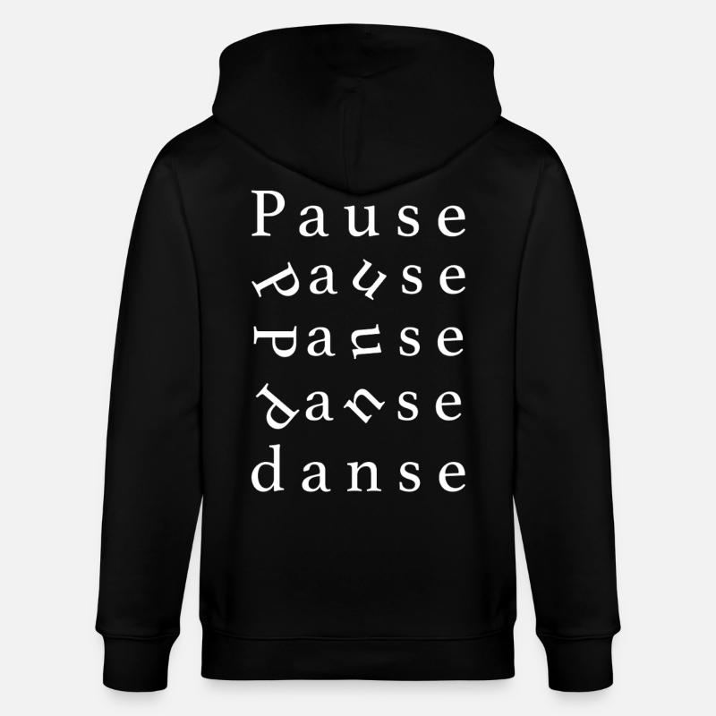 tanzen - Stanley/Stella Unisex Bio-Kapuzenjacke CULTIVATOR  - Schwarz
