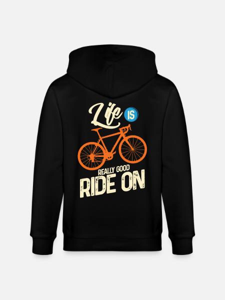 Cycling - Stanley/Stella CULTIVATOR Unisex Organic Hooded Jacket - black
