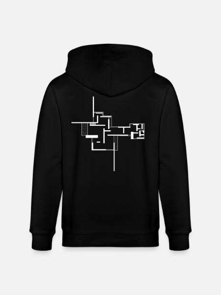 architecture - Veste à capuche bio CULTIVATOR Stanley/Stella Unisexe - noir