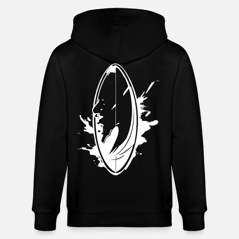 Planche de surf Graffiti - Veste à capuche bio CULTIVATOR Stanley/Stella Unisexe - noir