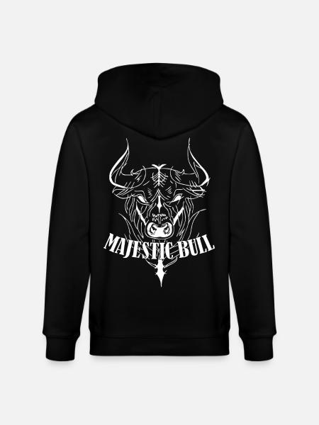 Majestic Bull - Stanley/Stella Unisex Bio-Kapuzenjacke CULTIVATOR  - Schwarz