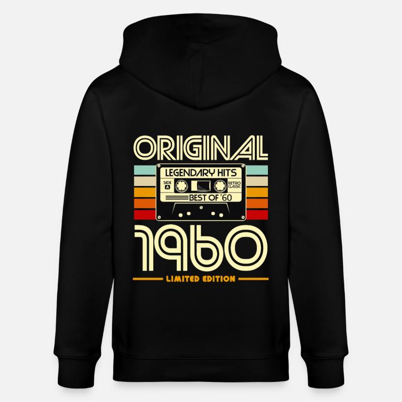 Original 1960 Limited Edition - Veste à capuche bio CULTIVATOR Stanley/Stella Unisexe - noir