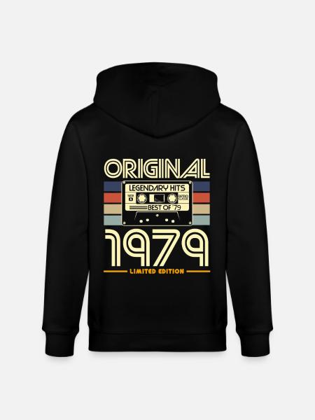 Original 1979 Édition Limitée - Veste à capuche bio CULTIVATOR Stanley/Stella Unisexe - noir