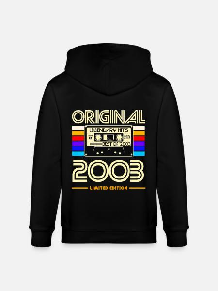 Originale limitierte Kassette von 2003 - Stanley/Stella Unisex Bio-Kapuzenjacke CULTIVATOR  - Schwarz