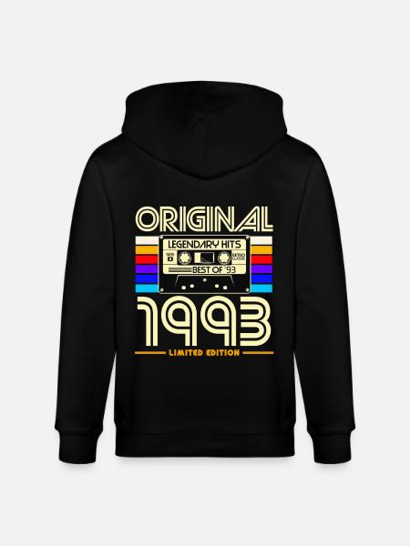 Original 1993 Édition Limitée - Veste à capuche bio CULTIVATOR Stanley/Stella Unisexe - noir