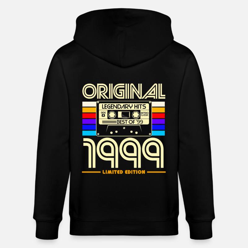 Original 1999 édition limitée - Veste à capuche bio CULTIVATOR Stanley/Stella Unisexe - noir